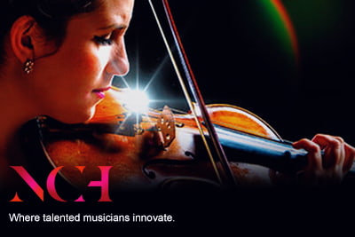 Innovation Partner at the National Concert Hall image of a violinist