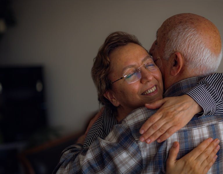 Probate services image of a two people hugging
