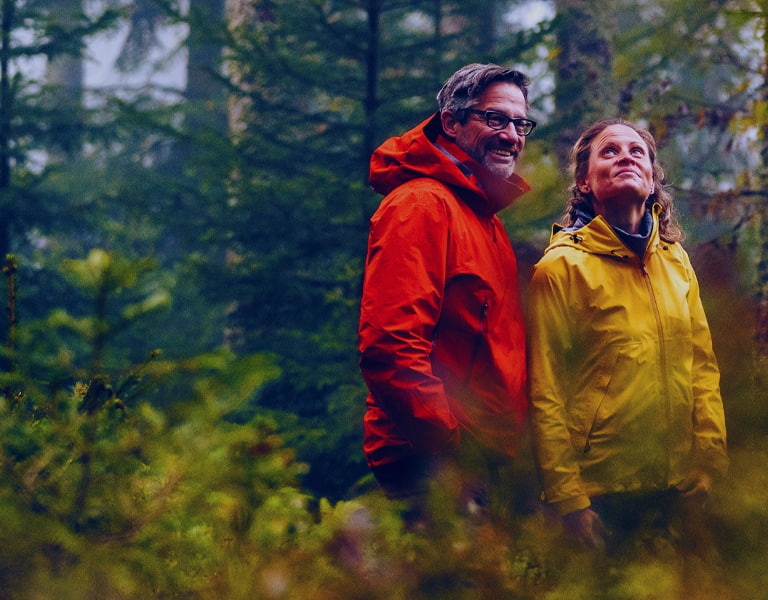 Investing opportunities image of a couple in a forrest