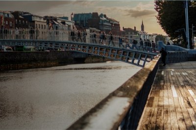 Sustainability Report 2025, image of Dublin's Ha'penny Bridge