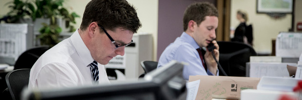 Group of Davy team members working