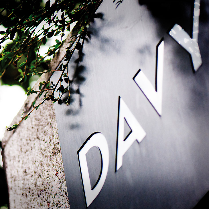 Davy logo outside the building