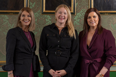 Irish Tatler Awards image of three people smiling