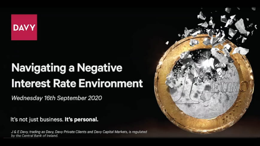 Navigating a Negative Interest Rate Environment image of a coin exploding