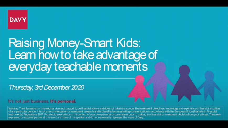 Rainsing Money Smart Kids Webinar Image