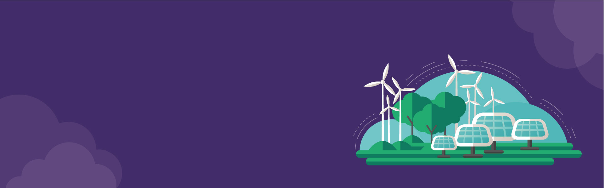 Net Zero Emissions image of windfarms