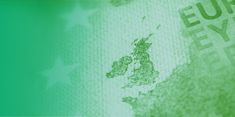 Davy Irish Financials Site Visit image of an euro note