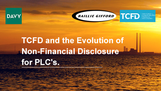 TCFD and thge Evoluition of Non-Financial Disclosures Video thumbnail image of dublin and poolbeg at sunset