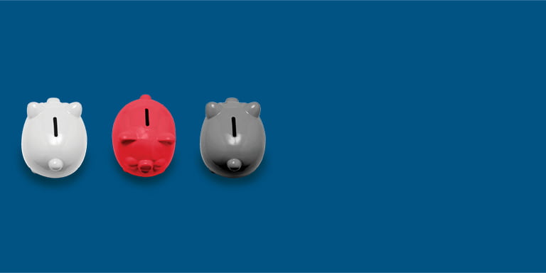 Three financial planning tips image of piggy banks