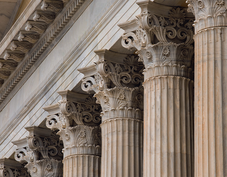 Fixed income - image of building with pillars
