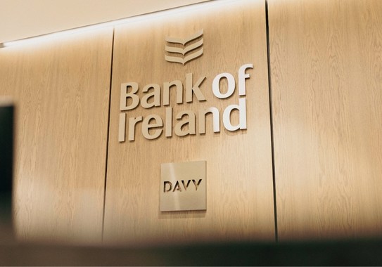 Bank of Ireland and Davy logos