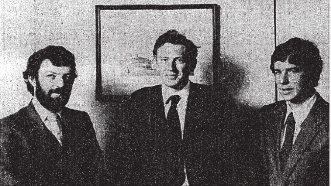 Colm McCarthy, Brian Davy and Robbie Kelleher