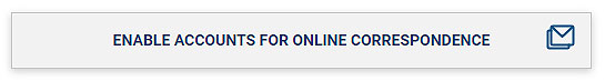 enabling online corrispondence for multiple accounts