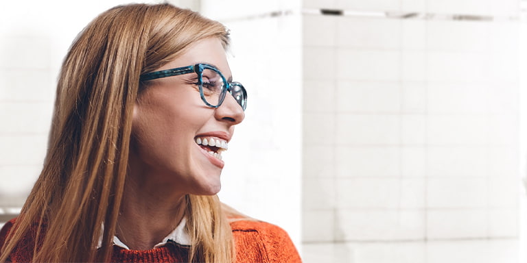 investment strategy woman with glasses