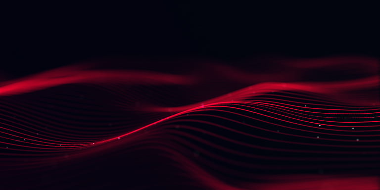 Welcome to avy image of red swirls over a black background