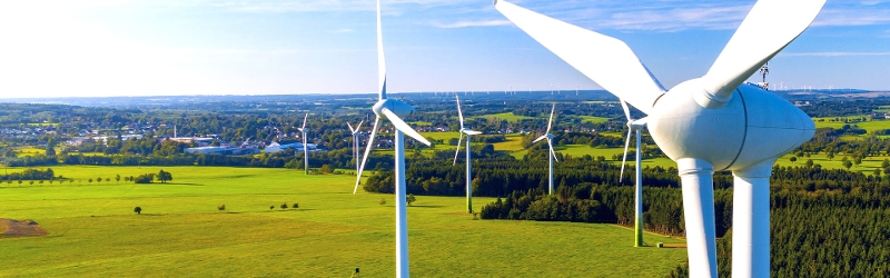 Corre Energy transaction image of wind turbines