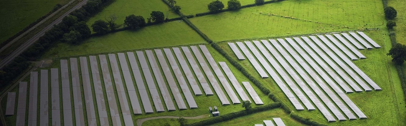 Irish Solar's Time to Shine, image of solar panels