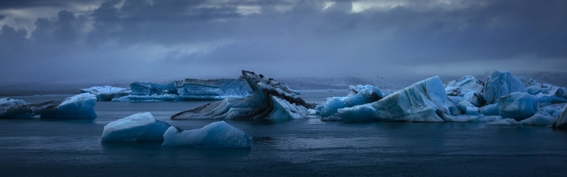 COP 26 image of melting icecaps
