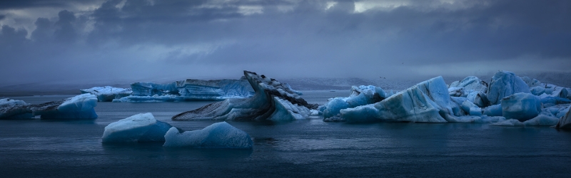 COP 26 image of melting icecaps