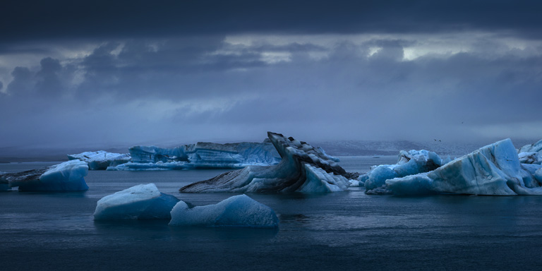 COP 26 image of melting icecaps