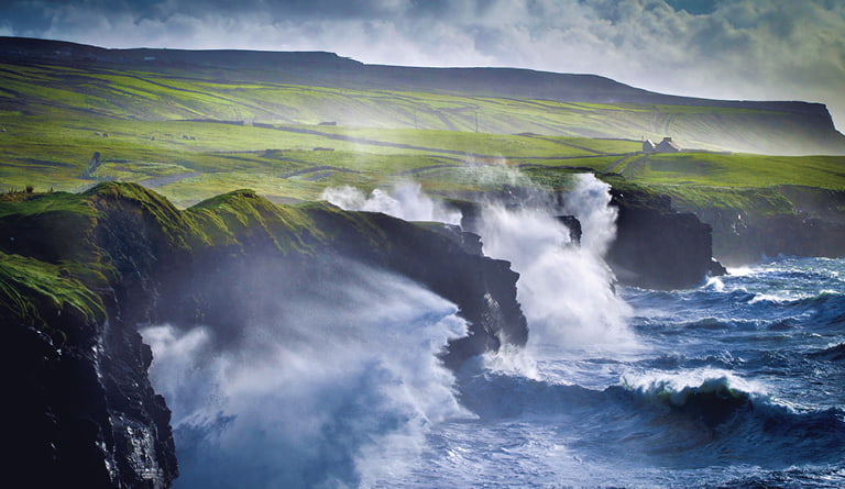 Irish Business & Climate Change Race to Zero & COP26 image of cliffs