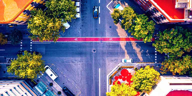 Image of a street corner