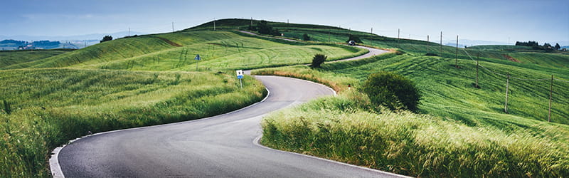 Goal Based Planning image of a winding road