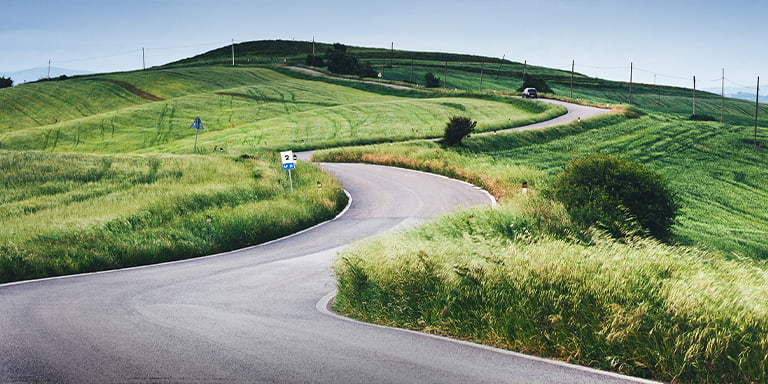 Goal Based Planning image of a winding road