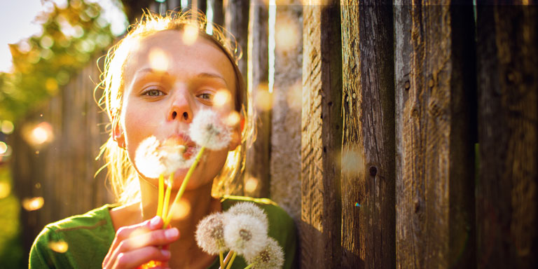 Financial planning insight image of a girl making a wish