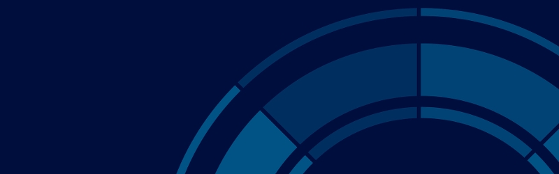 Blue image with semi circle lines