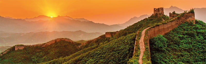 Chinese equities: An investment opportunity image of the Great Wall of China