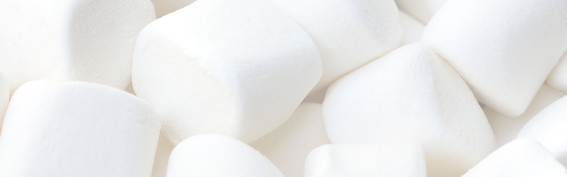 White marshmallows