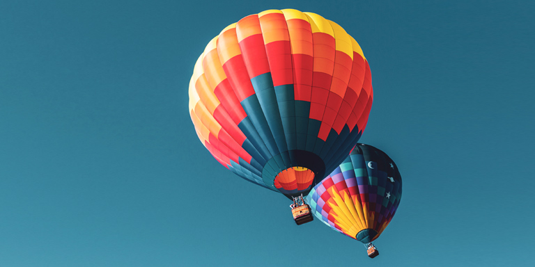 The opportunity in inflation image of a hot air balloon
