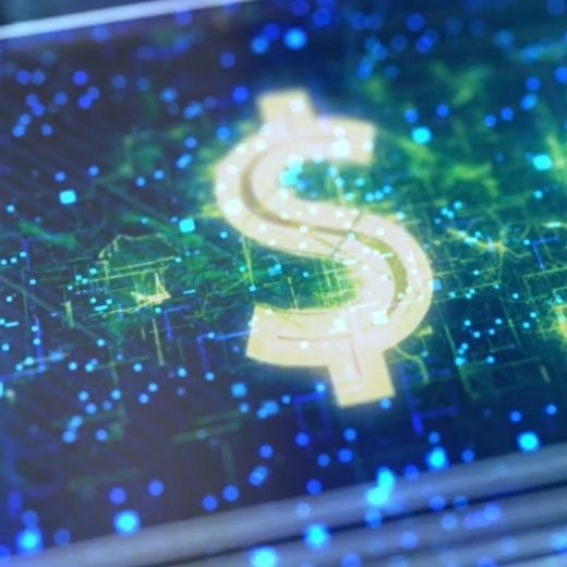Artificial intelligence and a dollar sign