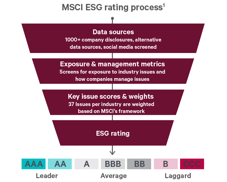 Sustainable investing & MSCI ESG ratings