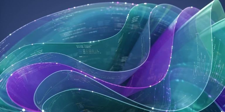 Wavering lines representing artificial intelligence