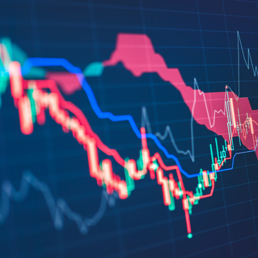 Image showing market volatility on a graph