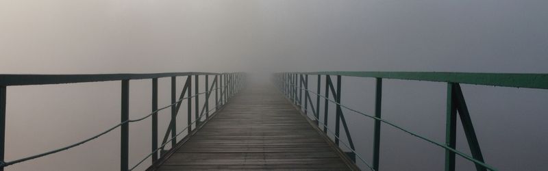 Bridge in fog