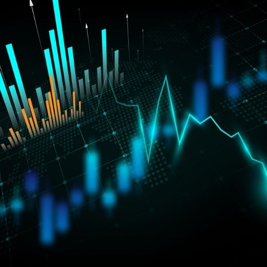 Image of bar and line charts