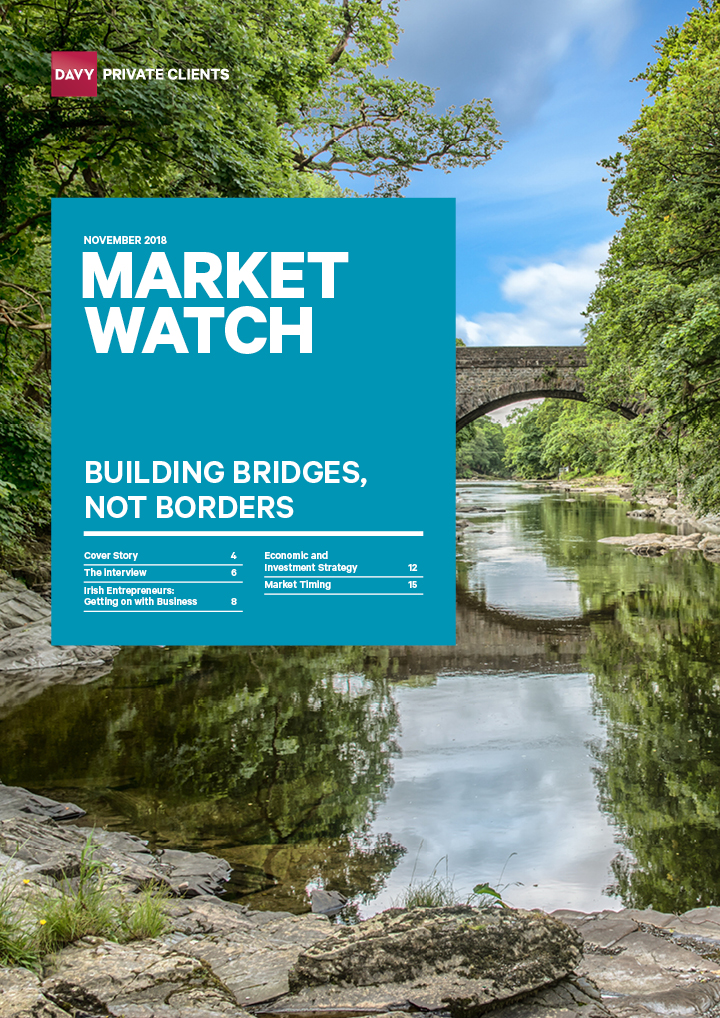 Building bridges not borders presented on the market watch cover
