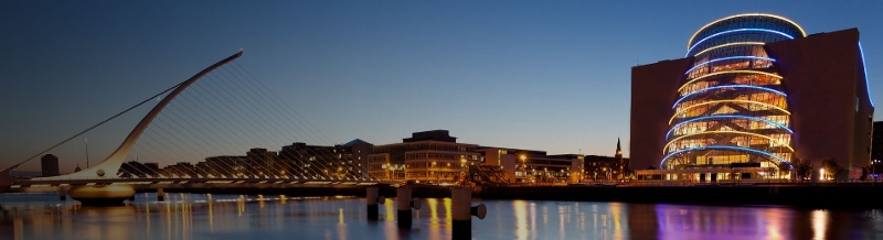 Q2 & H2 2026 Mergers and Acquisitions Review, image of convention centre Dublin at night time