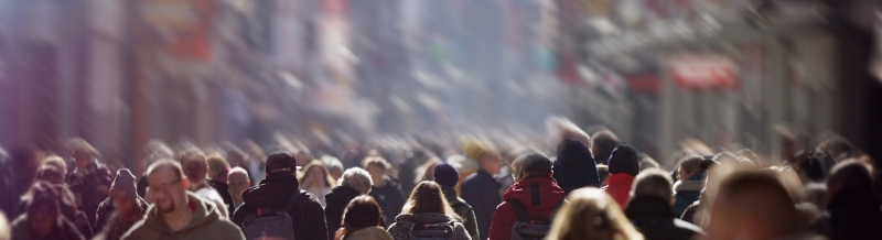 Wealth in Ireland image of a busy street