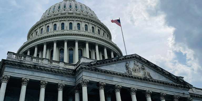 Image of the USA capital building