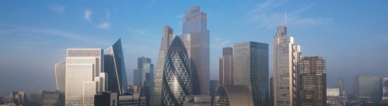London CBD skyline